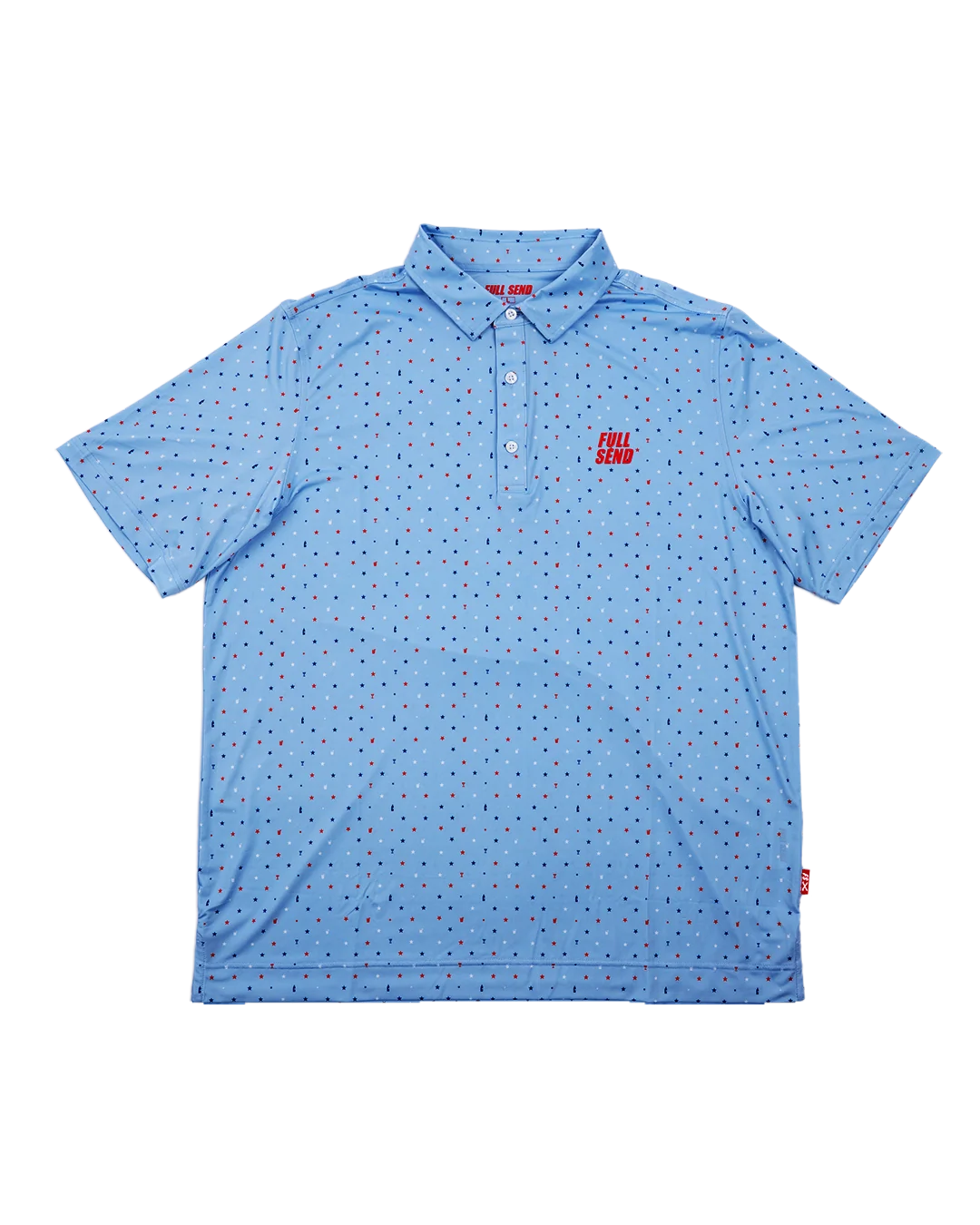 Full Send Golf Bars & Stars Polo