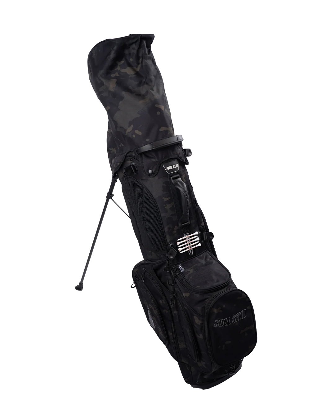 Full Send Golf Black Camo Stand Bag - Image 10