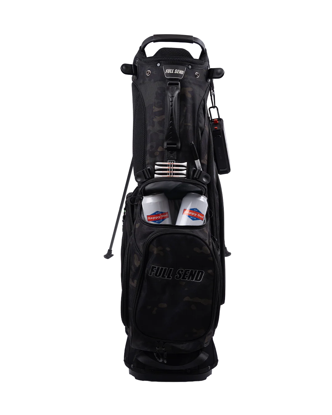 Full Send Golf Black Camo Stand Bag - Image 8