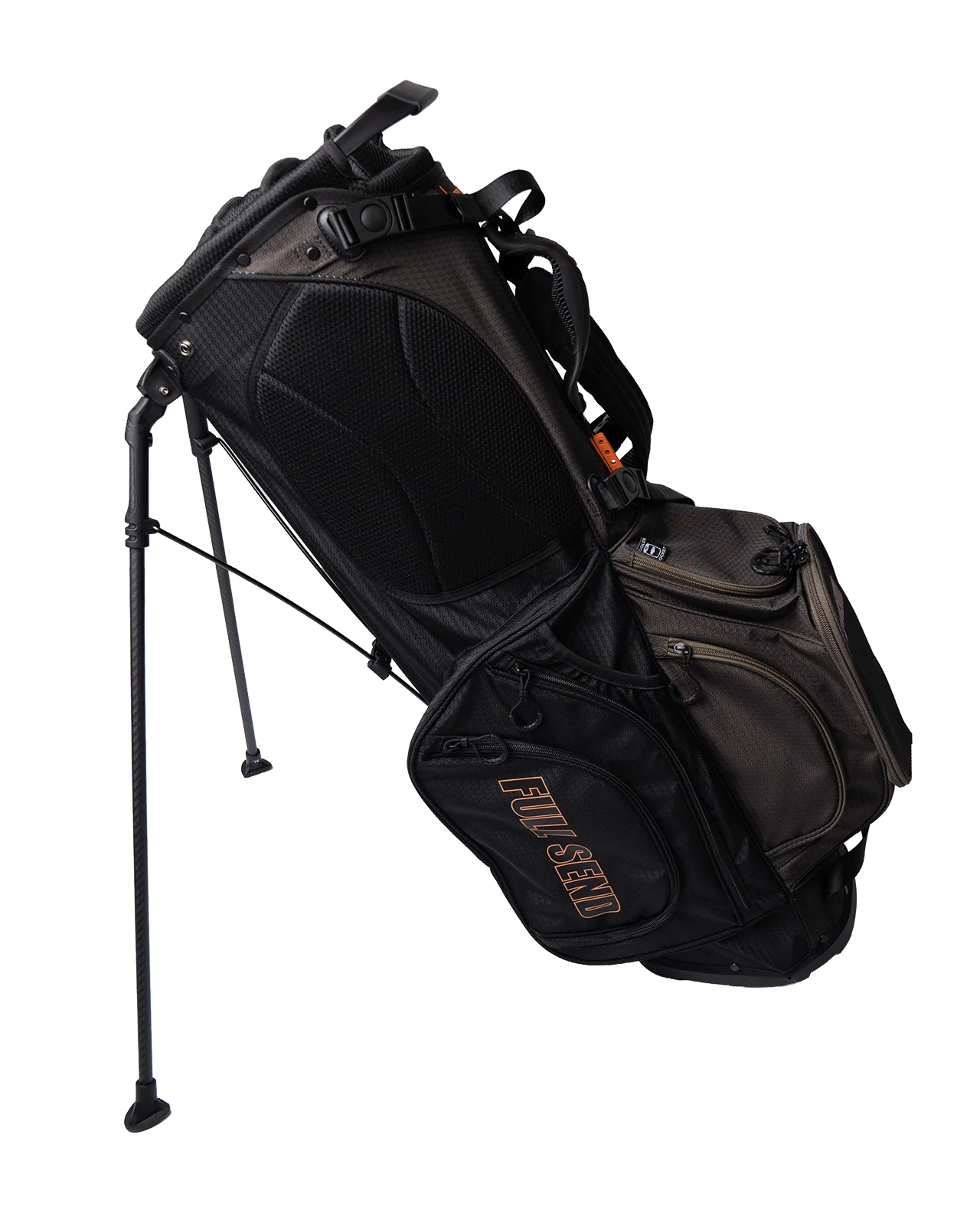 Full Send Golf Black & Green Tonal Stand Bag - Image 3