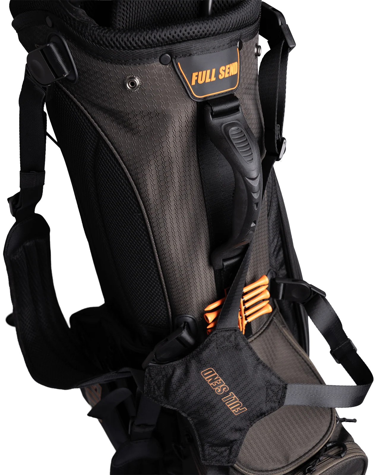 Full Send Golf Black & Green Tonal Stand Bag - Image 4