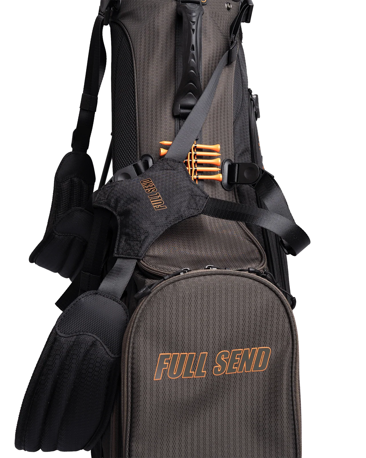 Full Send Golf Black & Green Tonal Stand Bag - Image 5