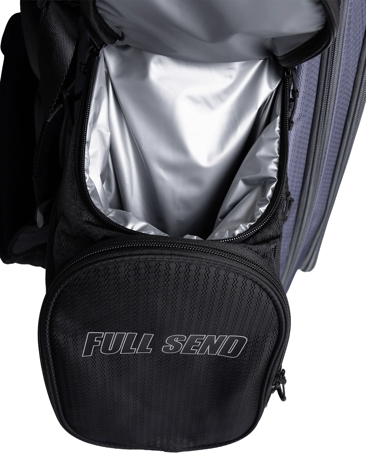 Full Send Golf Black & Grey Tonal Stand Bag - Image 6
