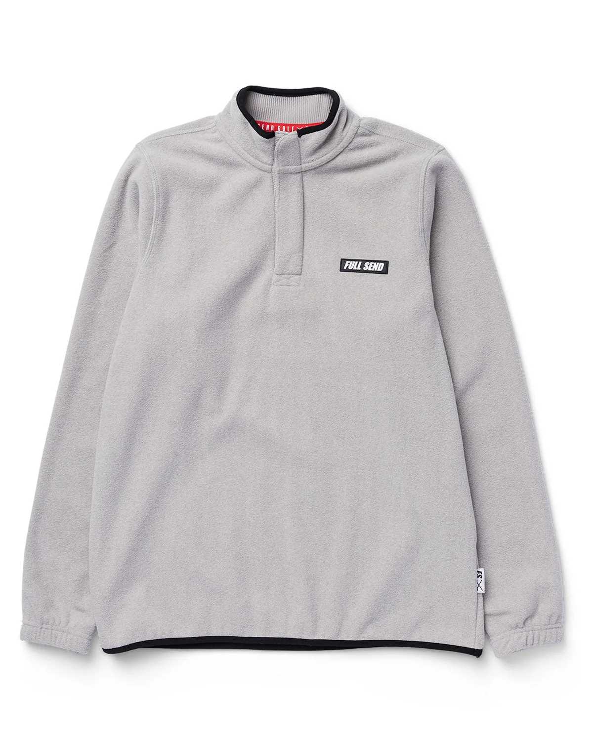 Full Send Golf Fleece 1/4 Zip (Grey)