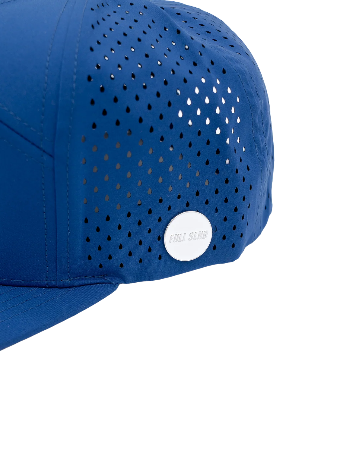 Full Send Golf Hat Blue/White Logo Hydro Hat - Image 4