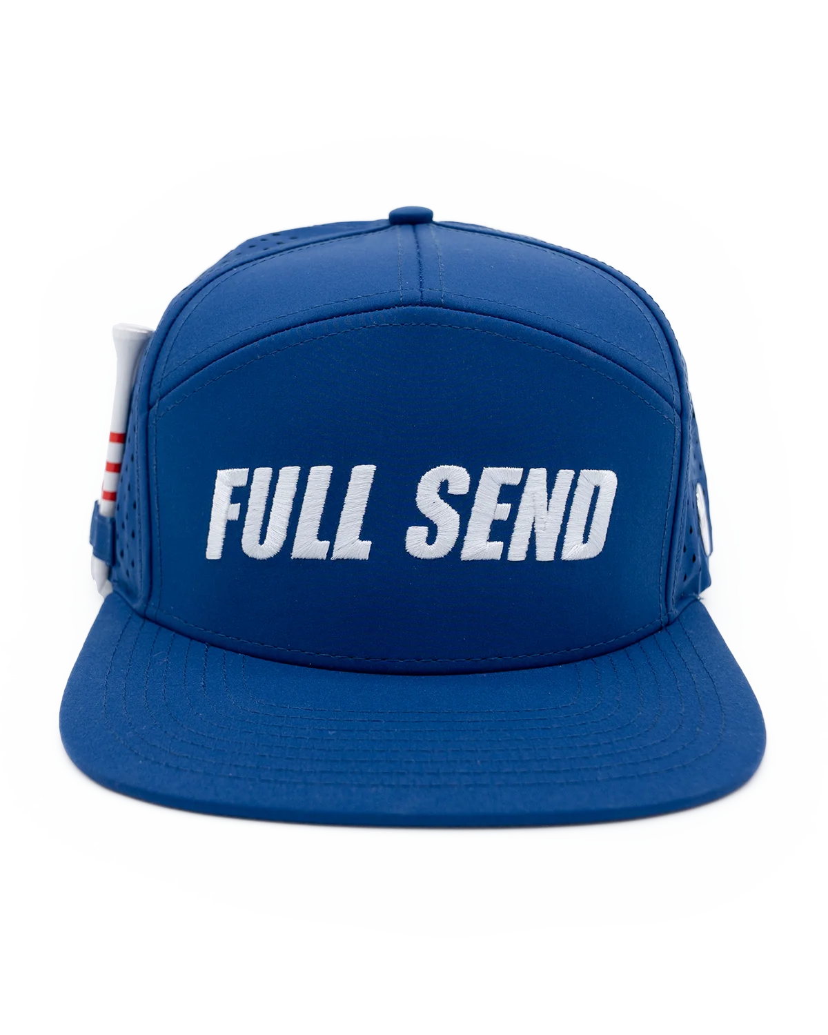 Full Send Golf Hat Blue/White Logo Hydro Hat - Image 5