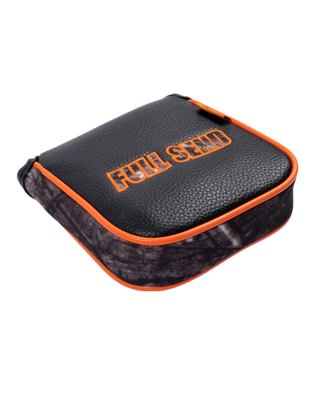 Full Send Golf Orange Camo Mallet Putter Cover - Image 4