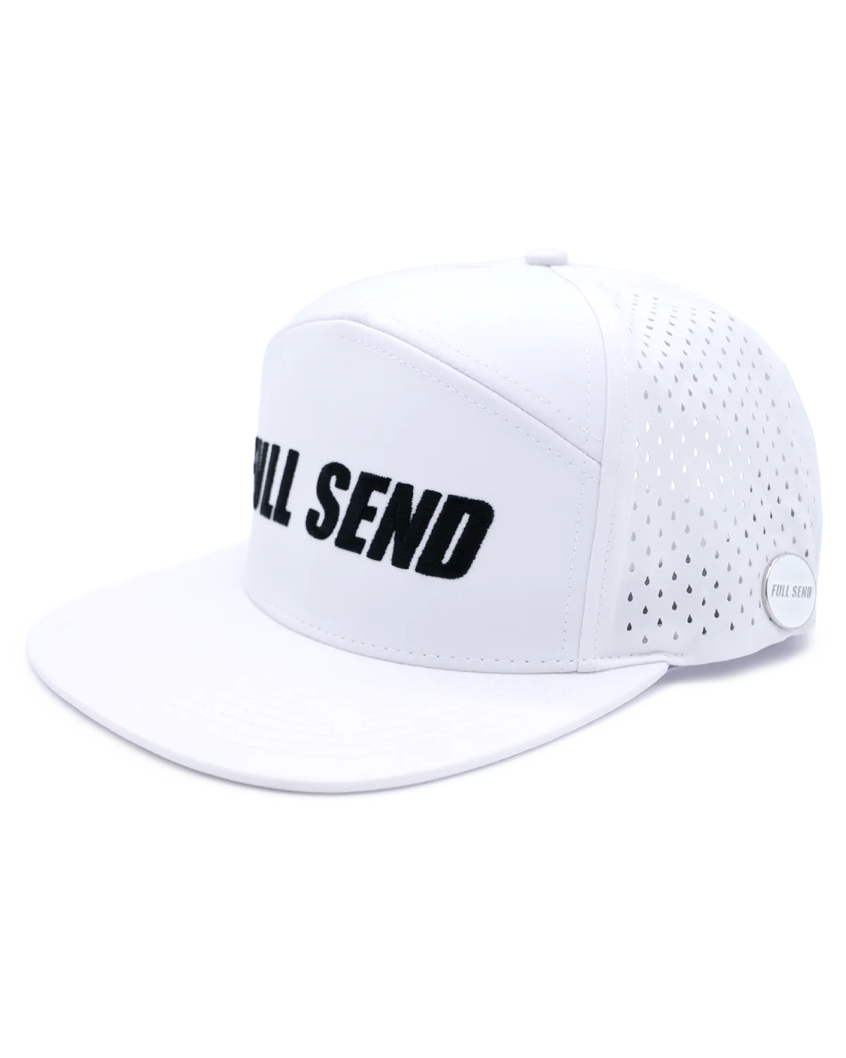 Full Send Golf White/Black Logo Hydro Hat - Image 2