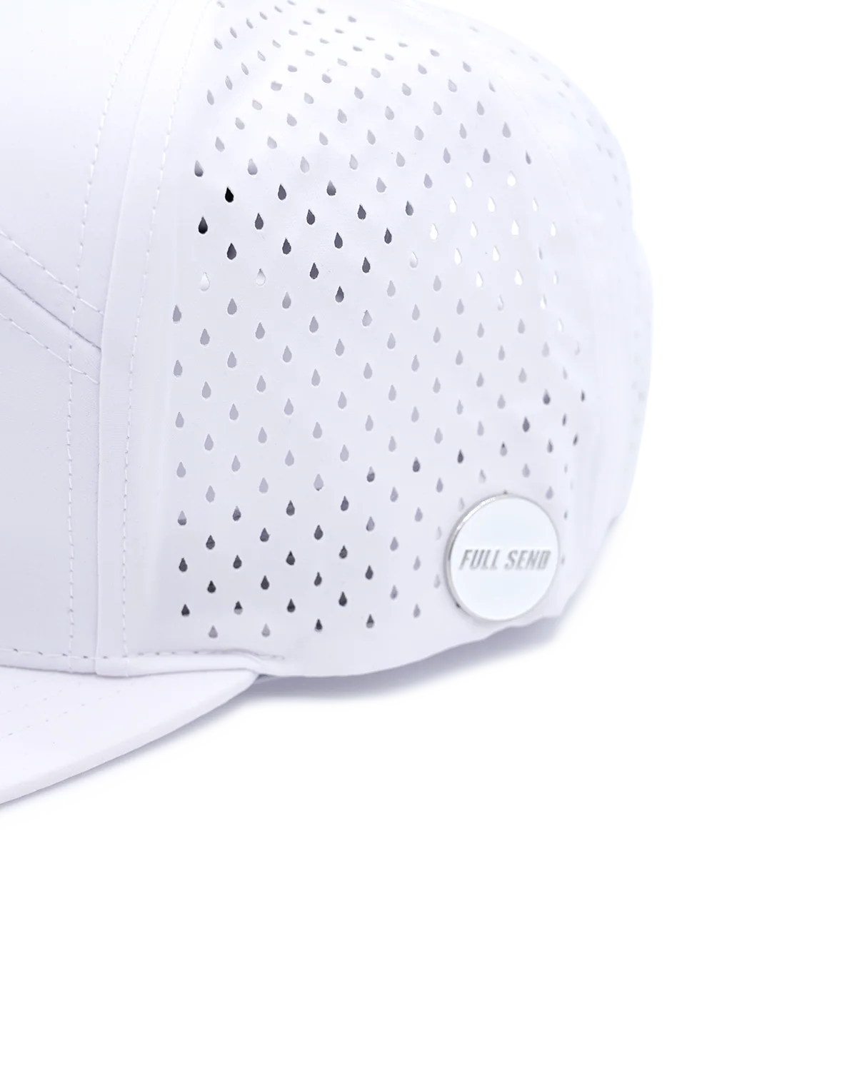 Full Send Golf White/Black Logo Hydro Hat - Image 4