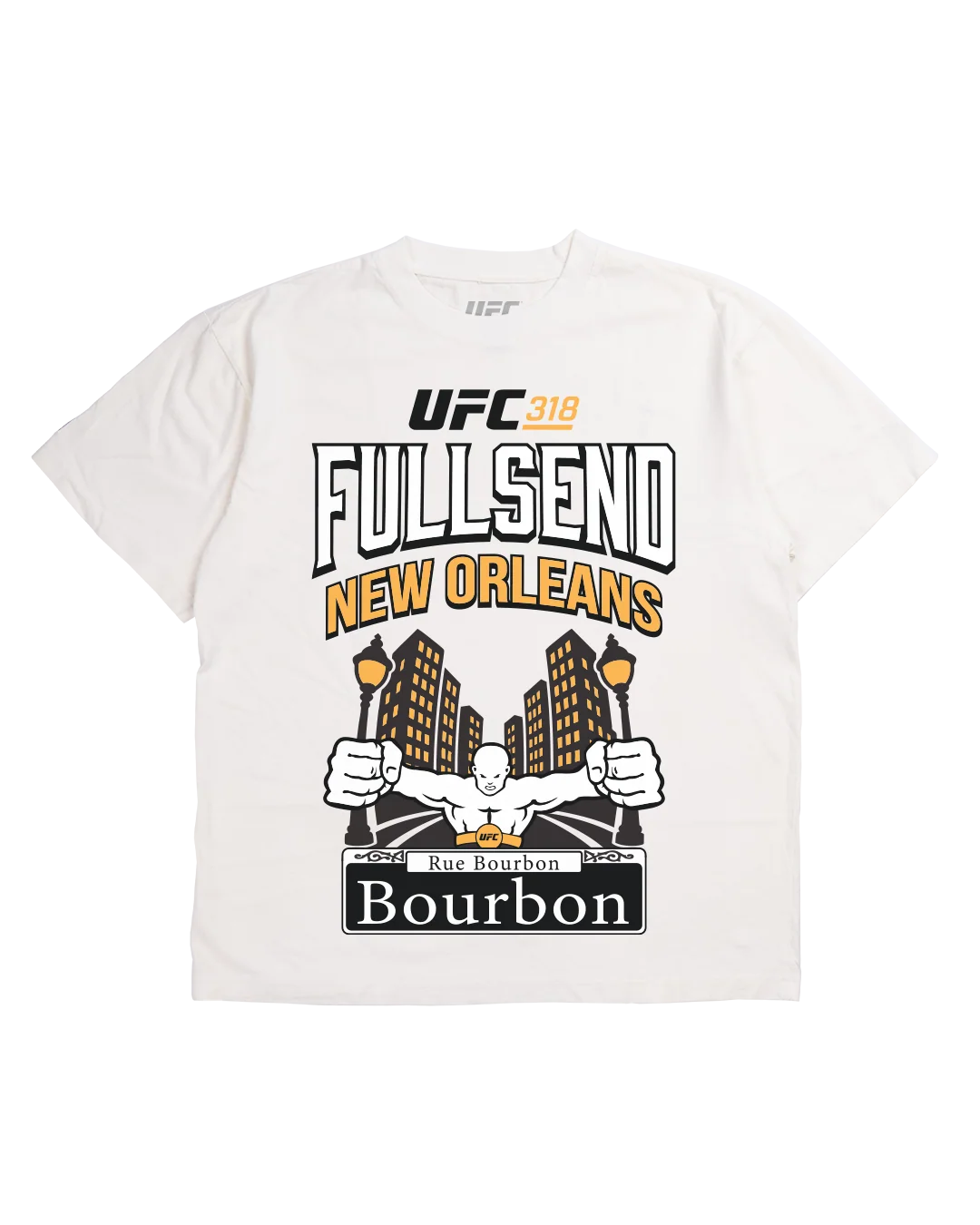 UFC New Orleans White T-Shirt